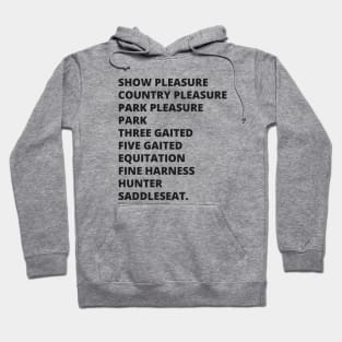 Saddlebred shows Hoodie